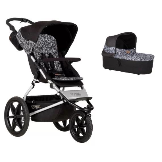 Poussette Mountain Buggy Terrain + Nacelle Plus – Graphite
