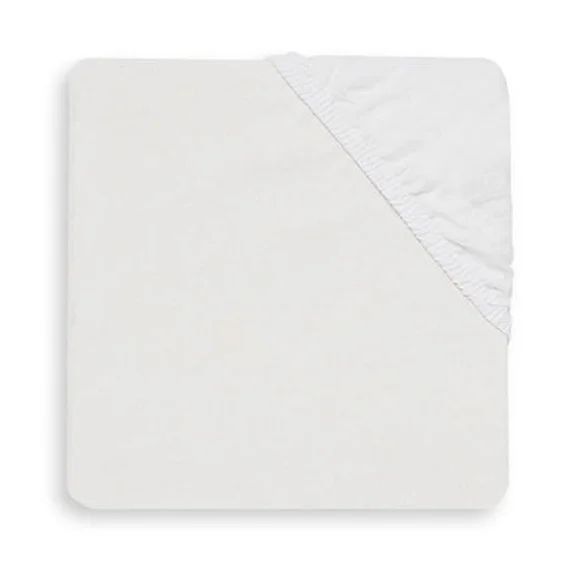 Drap Housse Tissu En Coton Blanc
