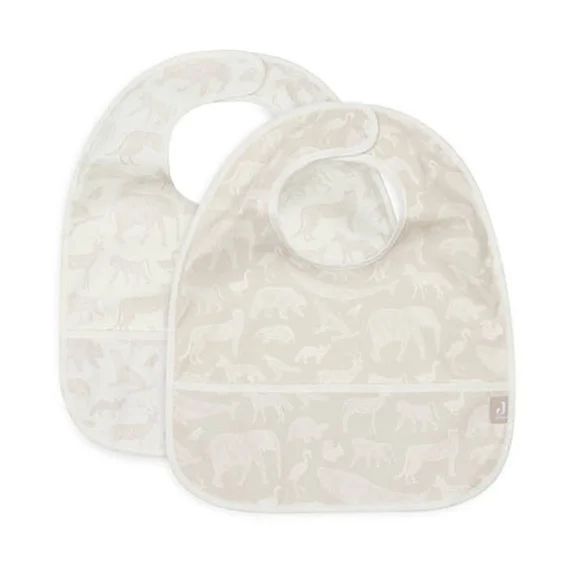 Lot De 2 Bavoirs Imperméables Nougat