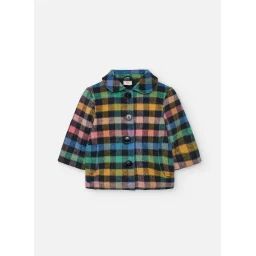 Manteau En Toile A Carreaux Multicolore