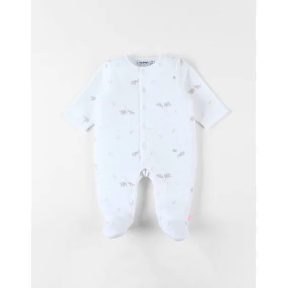 Pyjama Velours – Bali Et Moka Ecru
