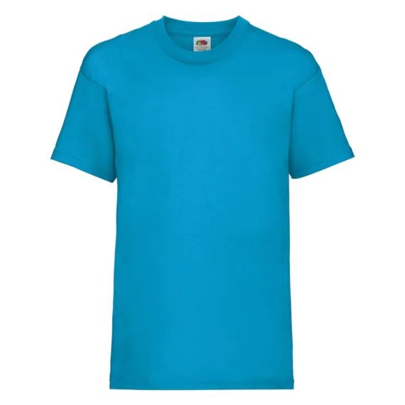T-shirt Coton Valueweight Azur