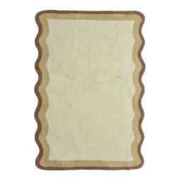 Tapis Enfant En Coton Biscuit Marron