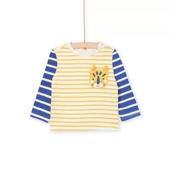 T-shirt À Animation Tigre – Blanc cassé