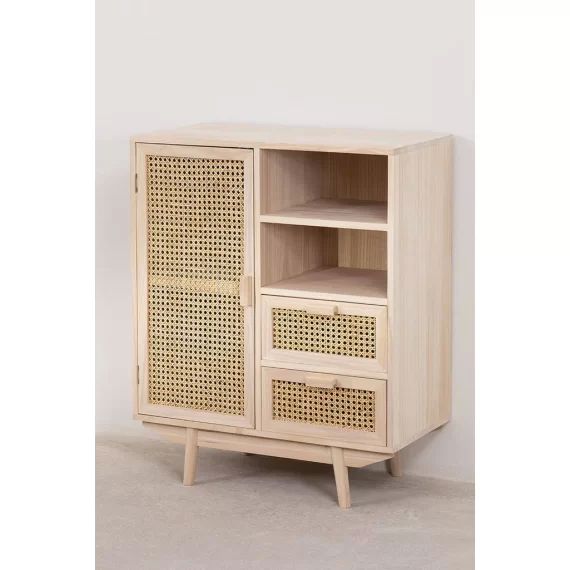Buffet en bois avec tiroirs Ralik