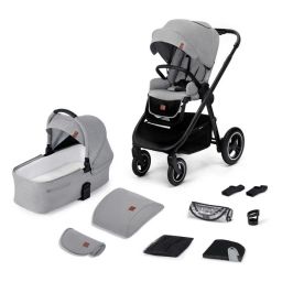 Poussette Kinderkraft Everyday + Nacelle – Light Grey