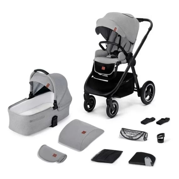 Poussette Kinderkraft Everyday + Nacelle – Light Grey