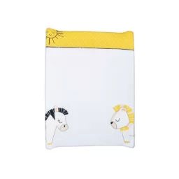 Matelas à langer en coton blanc – SAUTHON – Pluche et Pompon – Bébé – 68x6x52 – Mixte blanc