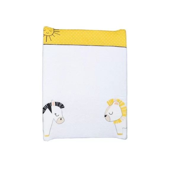 Matelas à langer en coton blanc – SAUTHON – Pluche et Pompon – Bébé – 68x6x52 – Mixte blanc