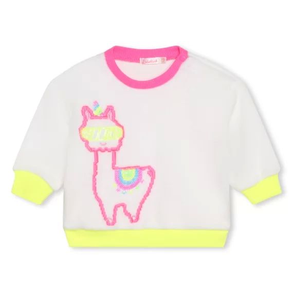 Sweat-shirt en polaire Fille Beige
