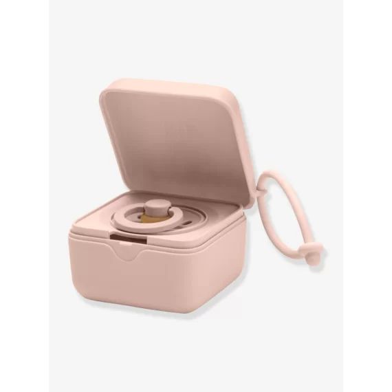 Boîte à tétine BIBS rose poudre