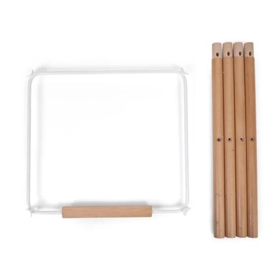 Kit Pieds + Repose Pieds Pour Chaise Haute Evolu Extra Beige
