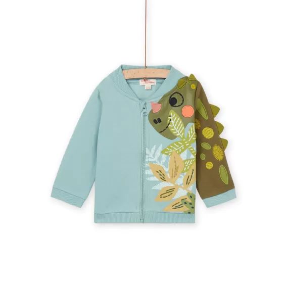 Gilet À Animation Dinosaure – Bleu