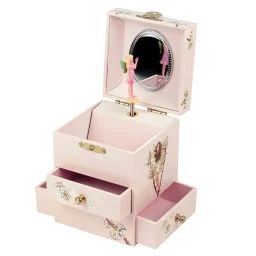 Boîte À Musique Fée Cerisier Rose