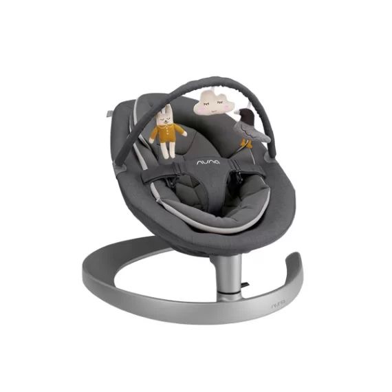 Transat Nuna Leaf Grow + Barre de Jeux – Granite (2022)