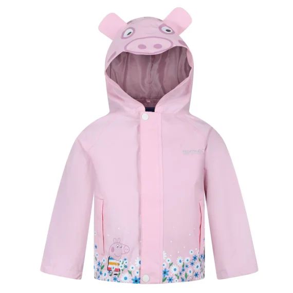 Veste Imperméable Polyester Peppa Pig Rose Clair