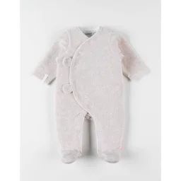 Pyjama 1 Pièce En Velours Beige
