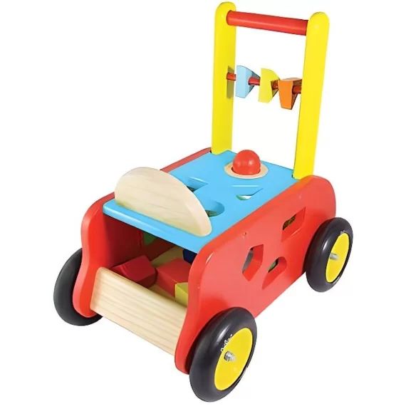 Porteur – Pousseur multiactivités rouge