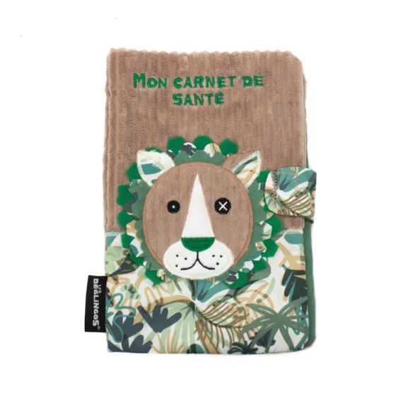 Protège Carnet De Santé Jélékros Le Lion Marron