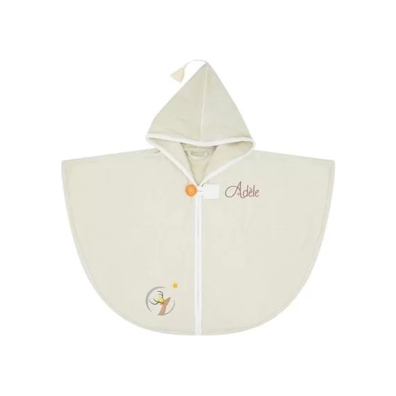 Cape de bain daim personnalisable (0-5 ans)