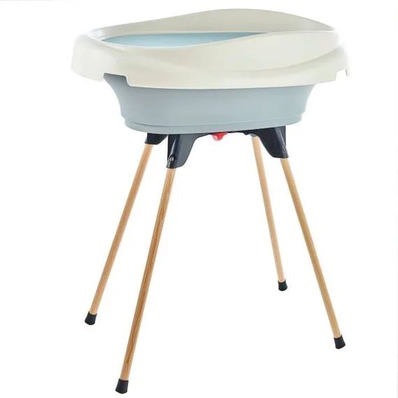 Pack Plan À Langer Et Baignoire Vasco Gris