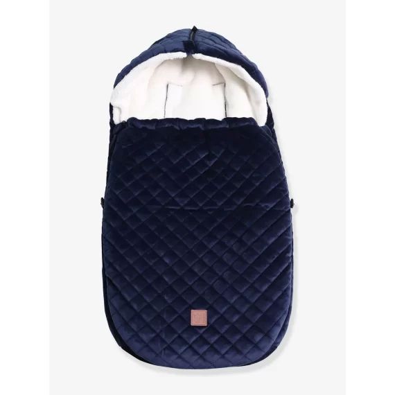 Chancelière poussette X-Large Velvet Hoody KAISER navy