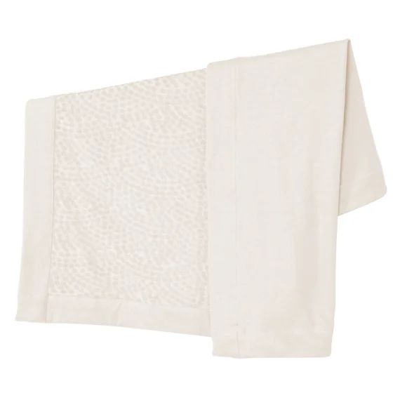 Couverture Câline En Coton Bio À Motif Pois En Relief Seashells Ecru