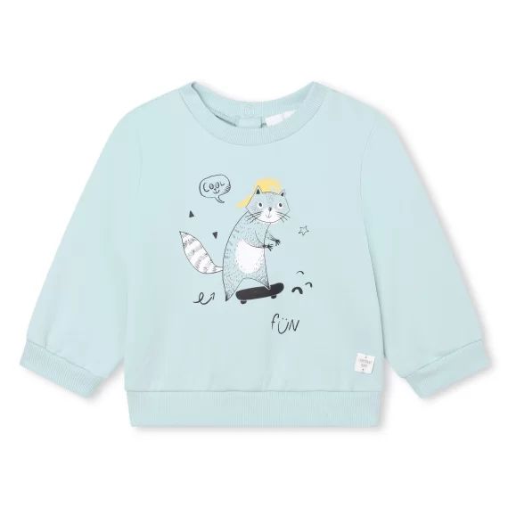 Sweat-shirt fantaisie Garçon Vert