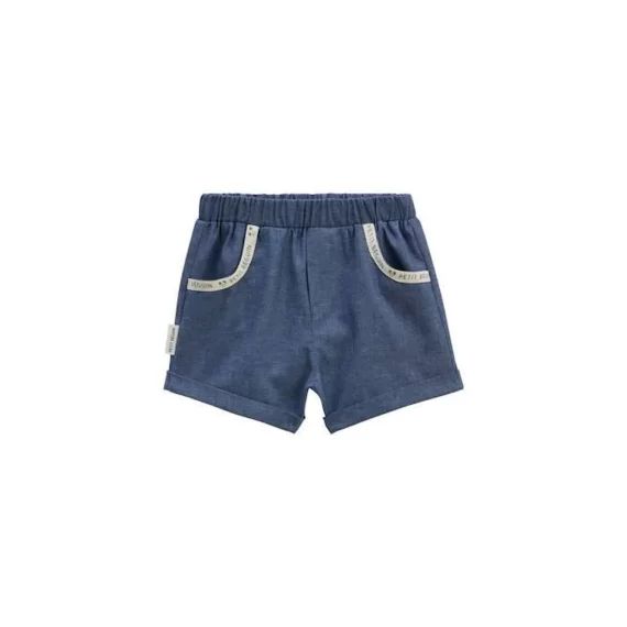 Short Bébé En Toile De Coton Dumbea Bleu