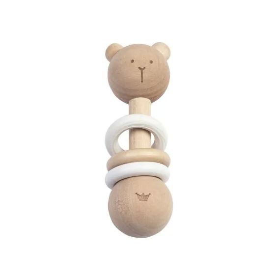 Hochet en bois Ours Eco Friendly