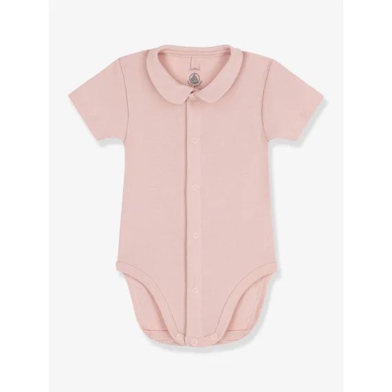 Body manches courtes avec col PETIT BATEAU rose