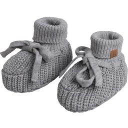 Chaussons bébé teddy Soul gris (0-3 mois)