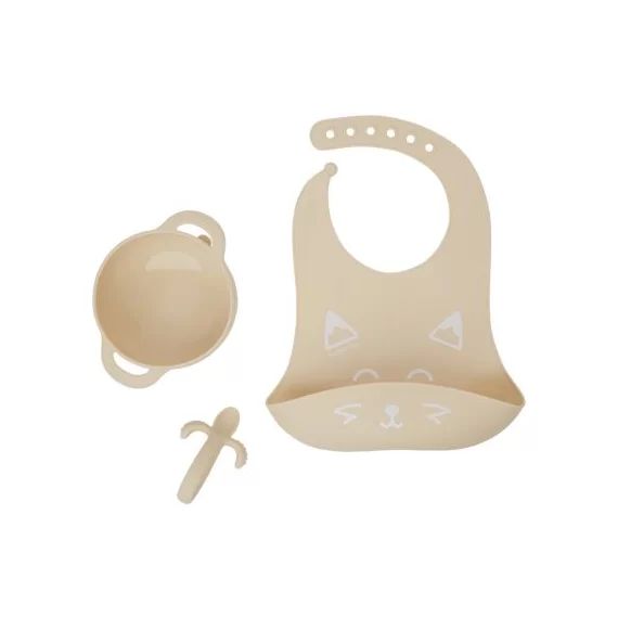 Coffret repas en silicone First&rsquo;isy renard (3 pièces)