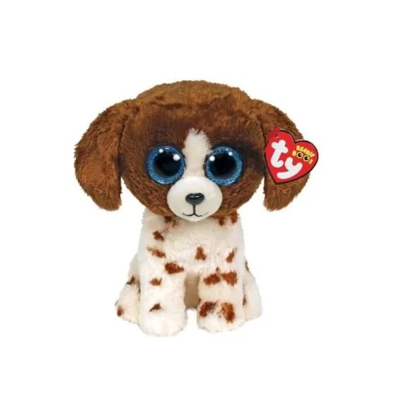Ty – Peluche – Beanie Buddy – Muddles Chien – 24cm marron