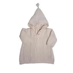 Manteau burnou coton fille 3 mois