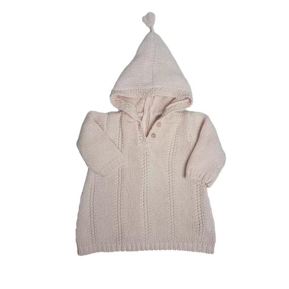 Manteau burnou coton fille 3 mois