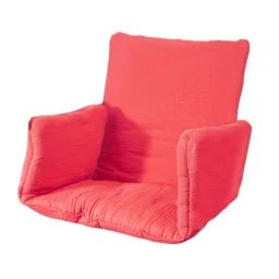 Coussin De Chaise Haute En Coton Bio Rouge