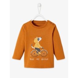 T-shirt fantaisie bébé garçon cannelle