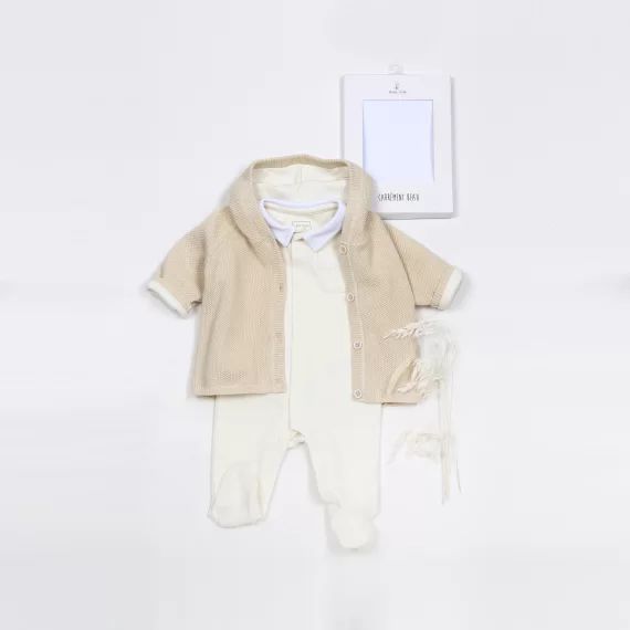 Veste à capuche en tricot Garçon