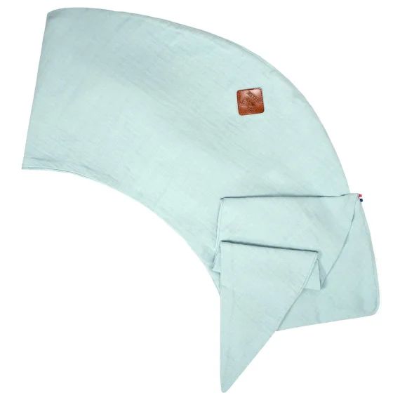 Housse Pour Coussin De Maternité Et D&rsquo;allaitement En Gaze De Coton Vert