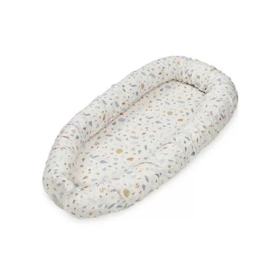 Housse pour réducteur de lit Baby Nest Forest bleue