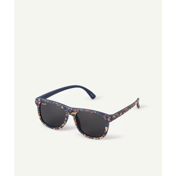 Lunettes de soleil bébé garçon bleues imprimées savane –  – Soldes