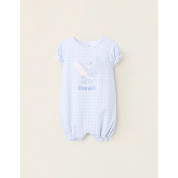 Pyjama Combishort En Coton Dumbo Bleu Clair