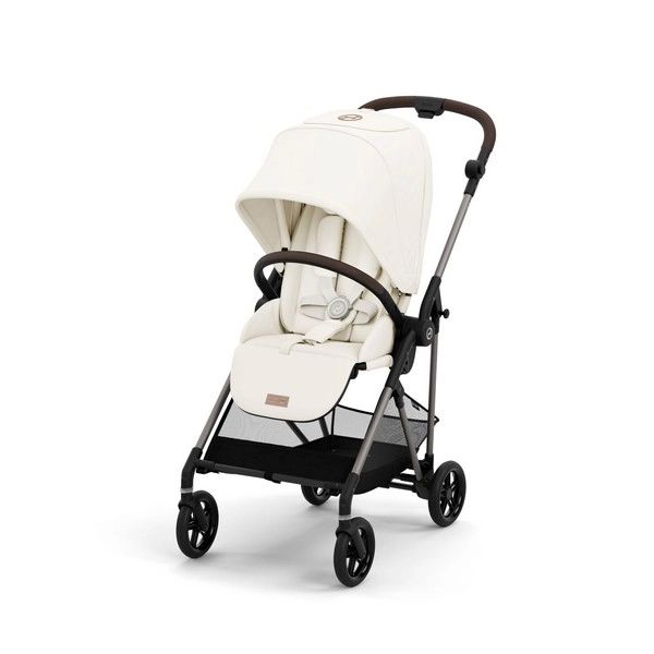 Poussette Cybex Melio 3 Châssis Bronze – Cotton White (2023)