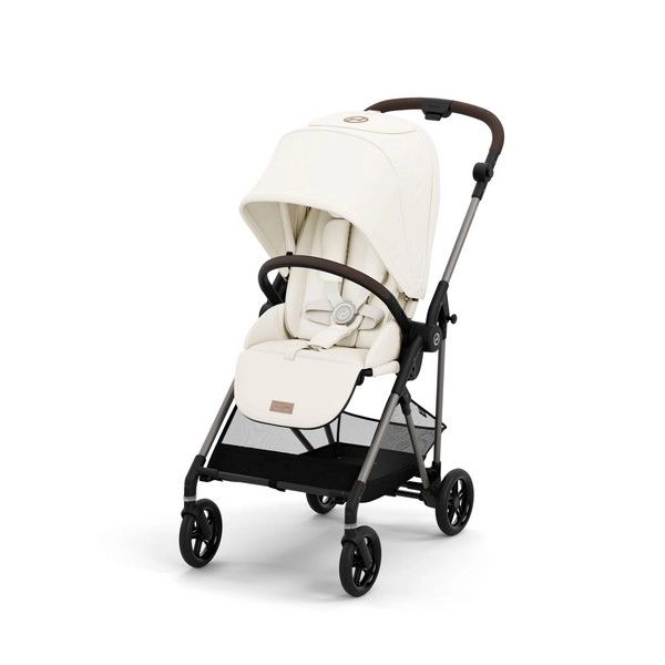 Poussette Cybex Melio 3 Châssis Bronze – Cotton White (2023)