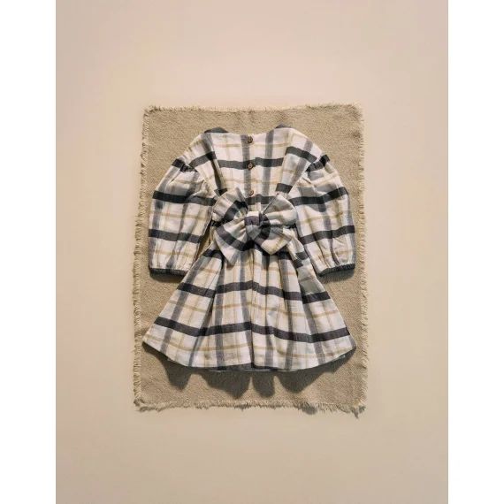 Robe En Coton À Carreaux Brothers & Sisters Beige