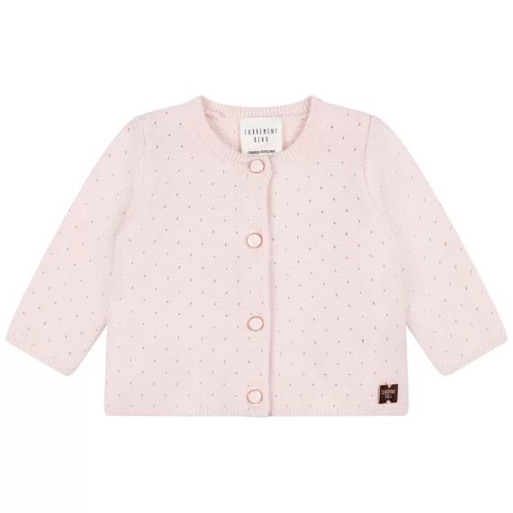 Cardigan en tricot Fille Rose