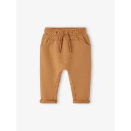 Pantalon molleton bébé garçon uni BASICS caramel
