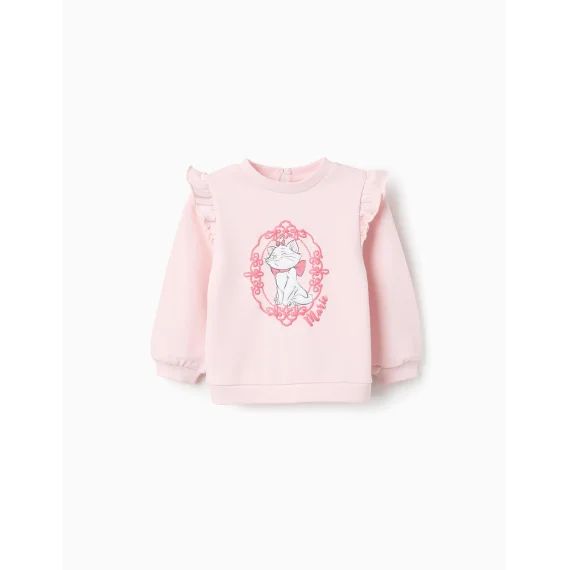 Sweat En Coton Avec Volants Marie Rose Clair