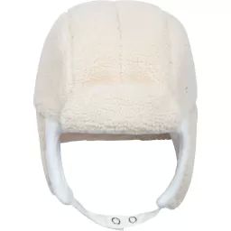 Chapka en sherpa doublée Garçon Beige